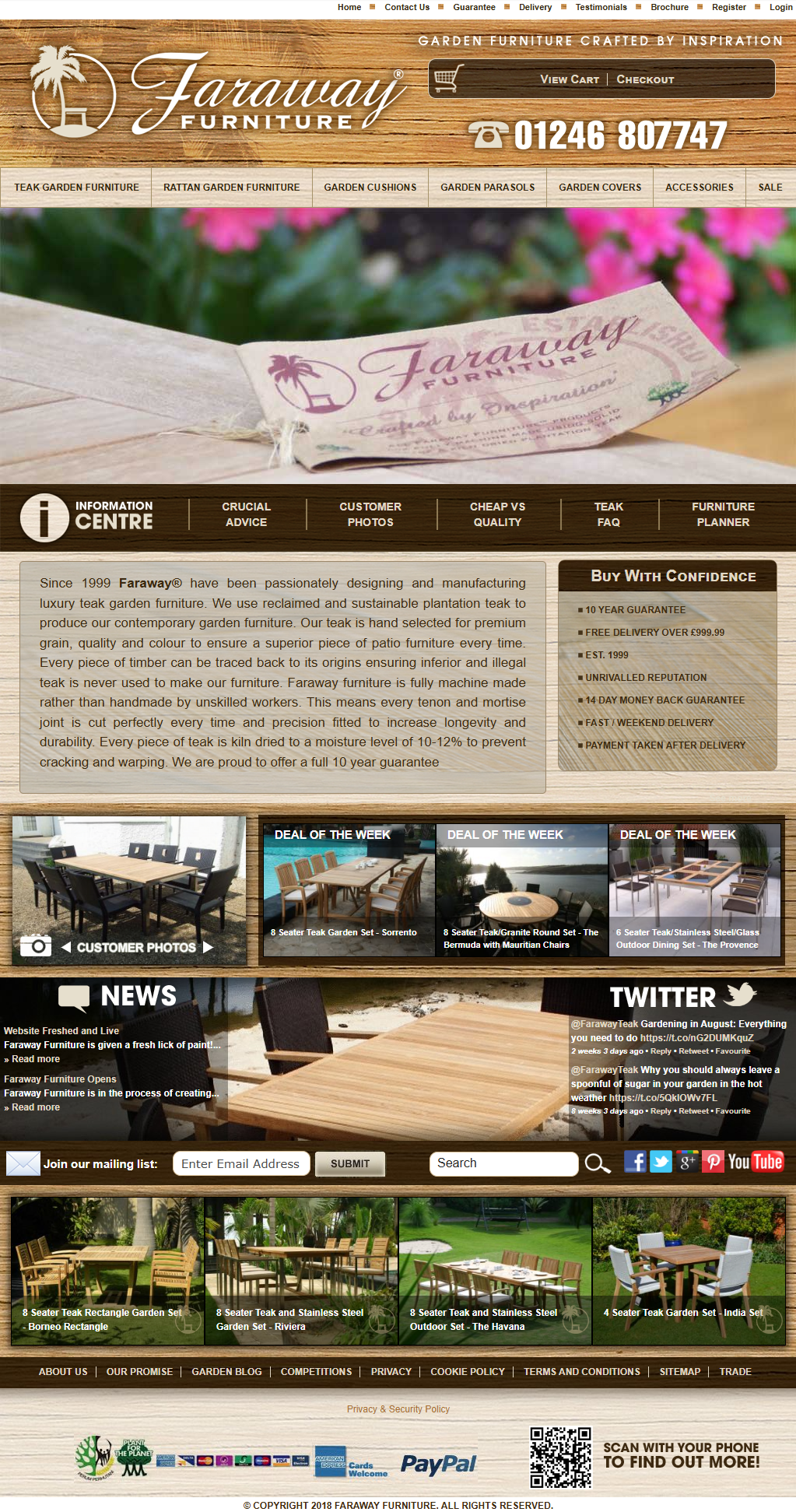 Faraway Furniture Website